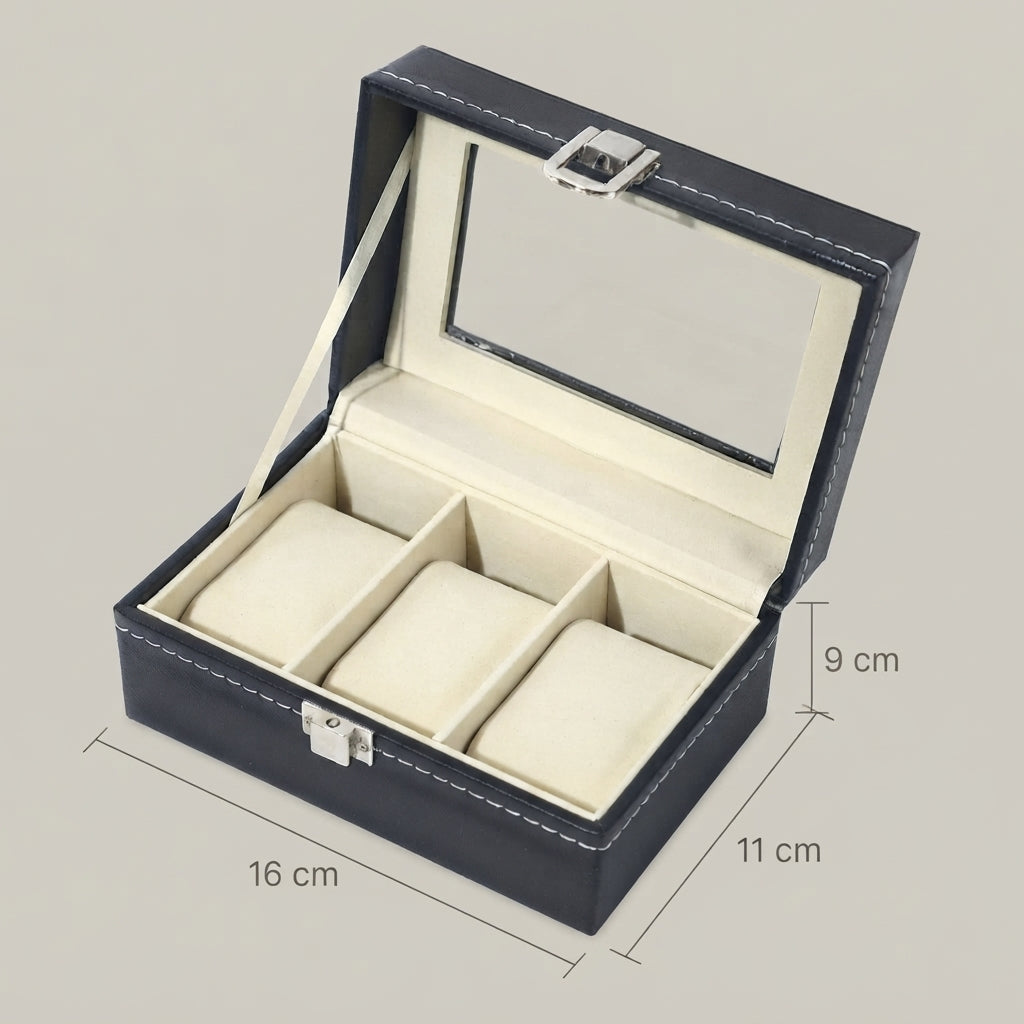 Boîte à Montres 3 Compartiments – Élysée