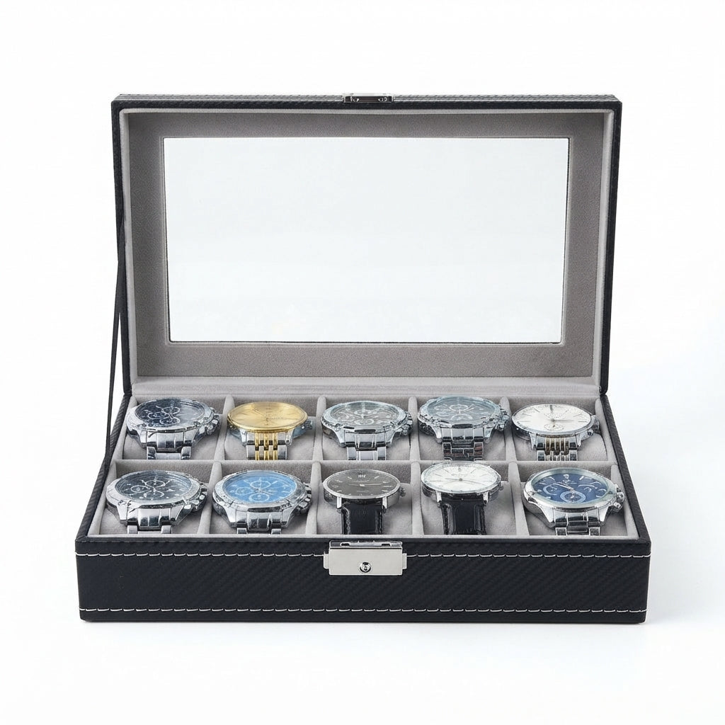 Boîte à Montres 10 Compartiments – Cluny