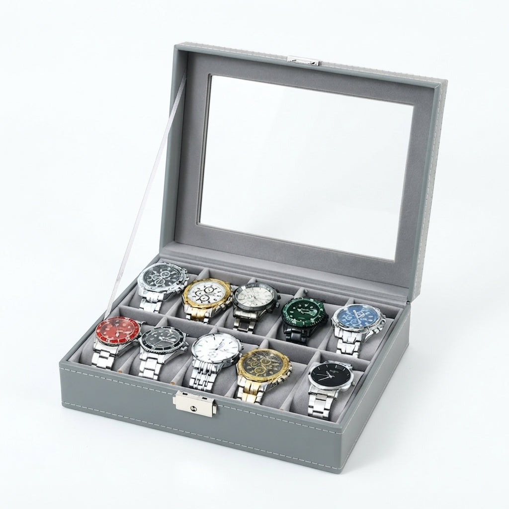 Boîte à Montres 10 Compartiments – Cluny