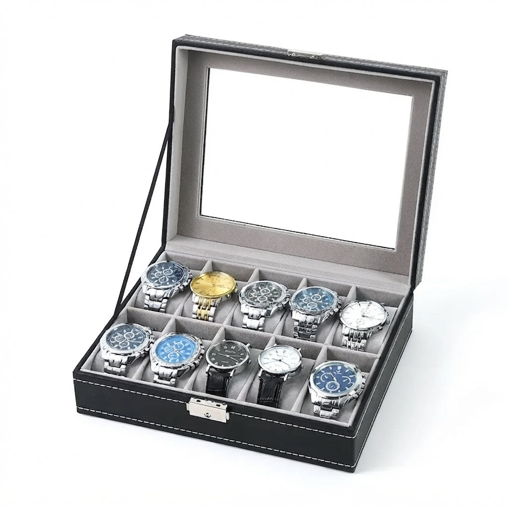 Boîte à Montres 10 Compartiments – Cluny