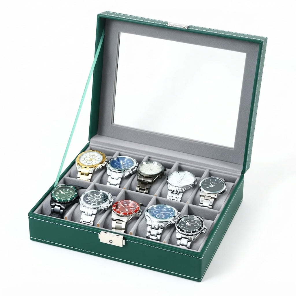 Boîte à Montres 10 Compartiments – Cluny