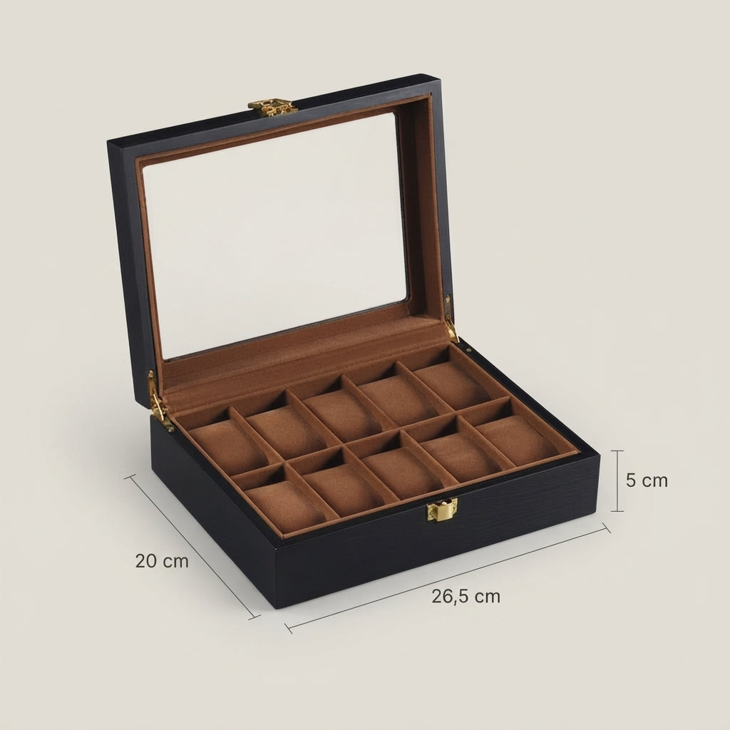 Boîte à Montres 10 Compartiments – Duroc