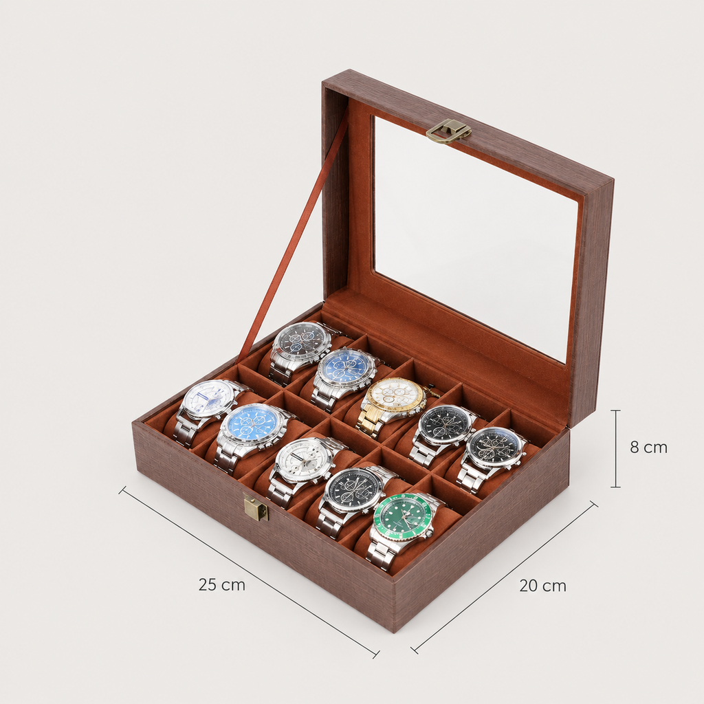 Boîte à Montres 10 Compartiments – Ranelagh