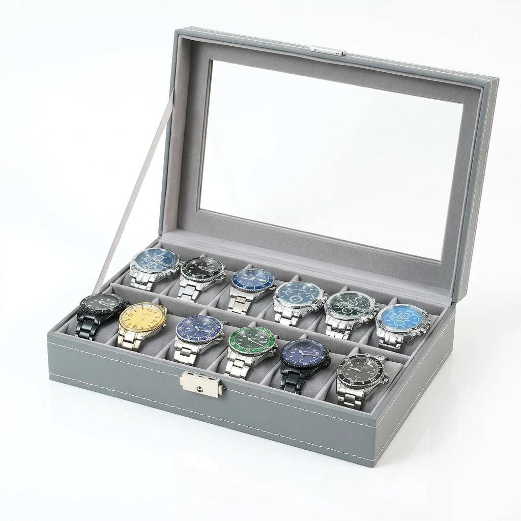 Boîte à Montres 12 Compartiments – Cluny
