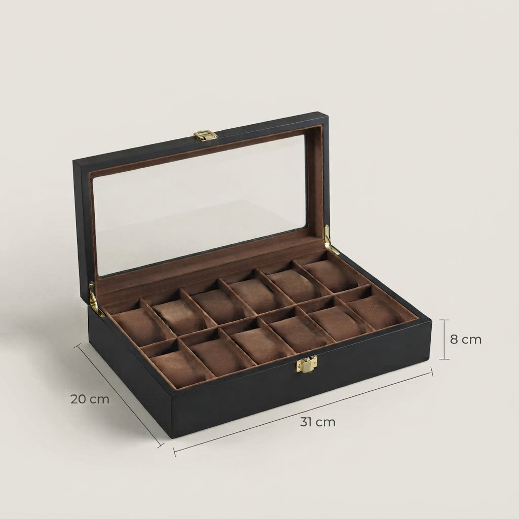 Boîte à Montres 12 Compartiments – Duroc