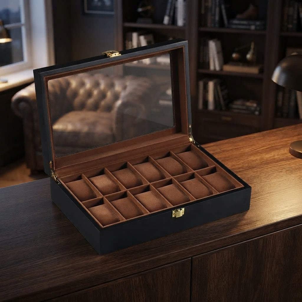 Boîte à Montres 12 Compartiments – Duroc